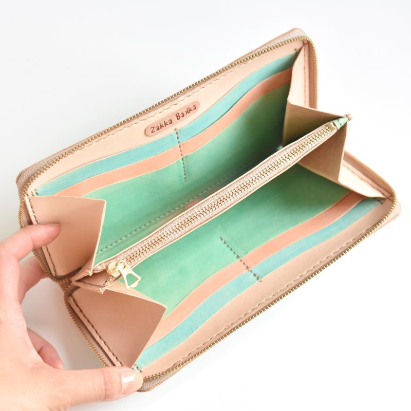 画像5: 森林浴 （ラウンドファスナー長財布） (5)