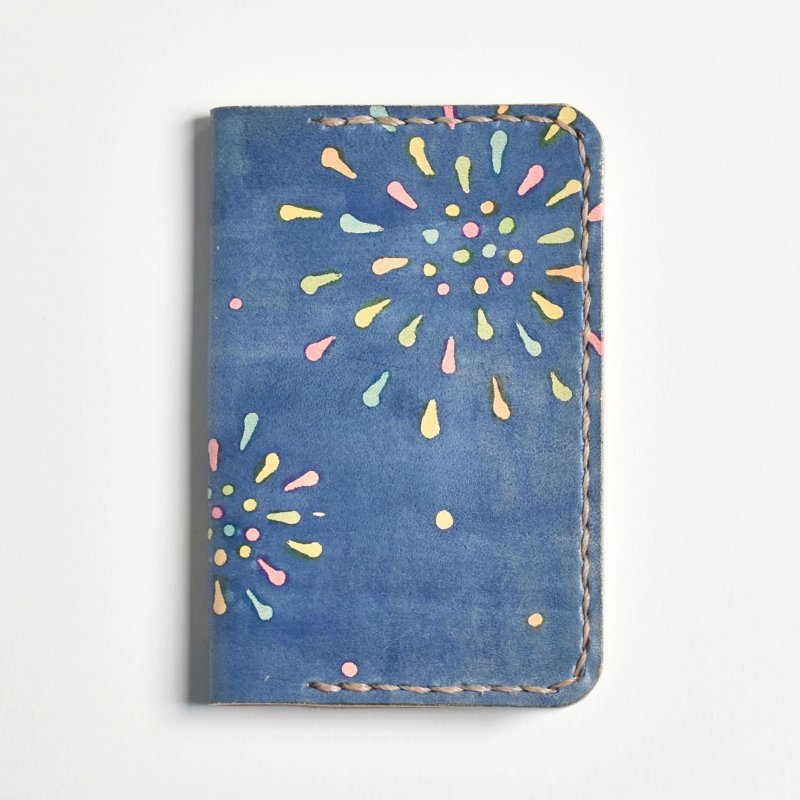 画像2: 花火  No.42（薄い名刺入れ） (2)