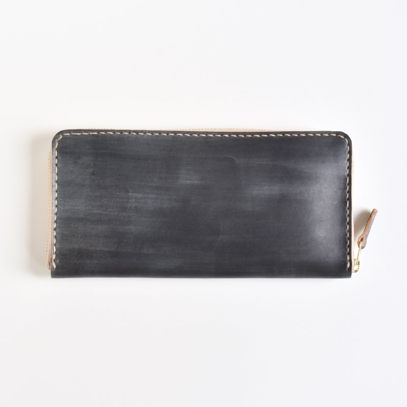 画像2: the Black（ラウンドファスナー長財布） (2)