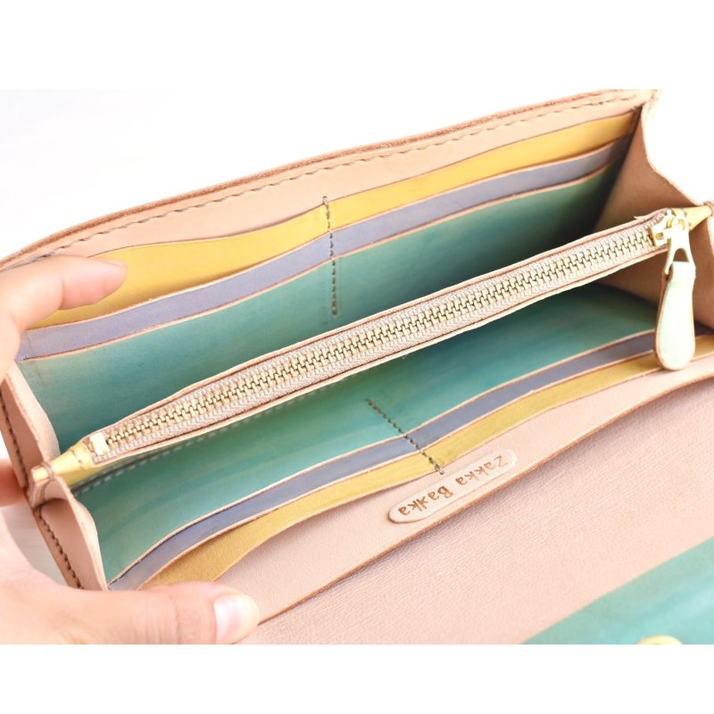 画像8: 空色（三つ折り長財布） (8)