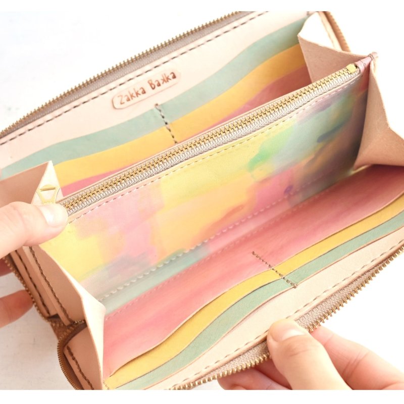 画像7: パステル姫（ラウンドファスナー長財布） (7)