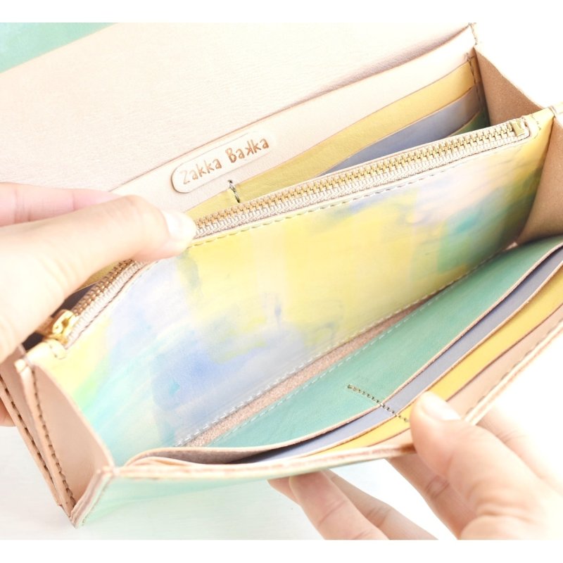 画像9: 空色（三つ折り長財布） (9)