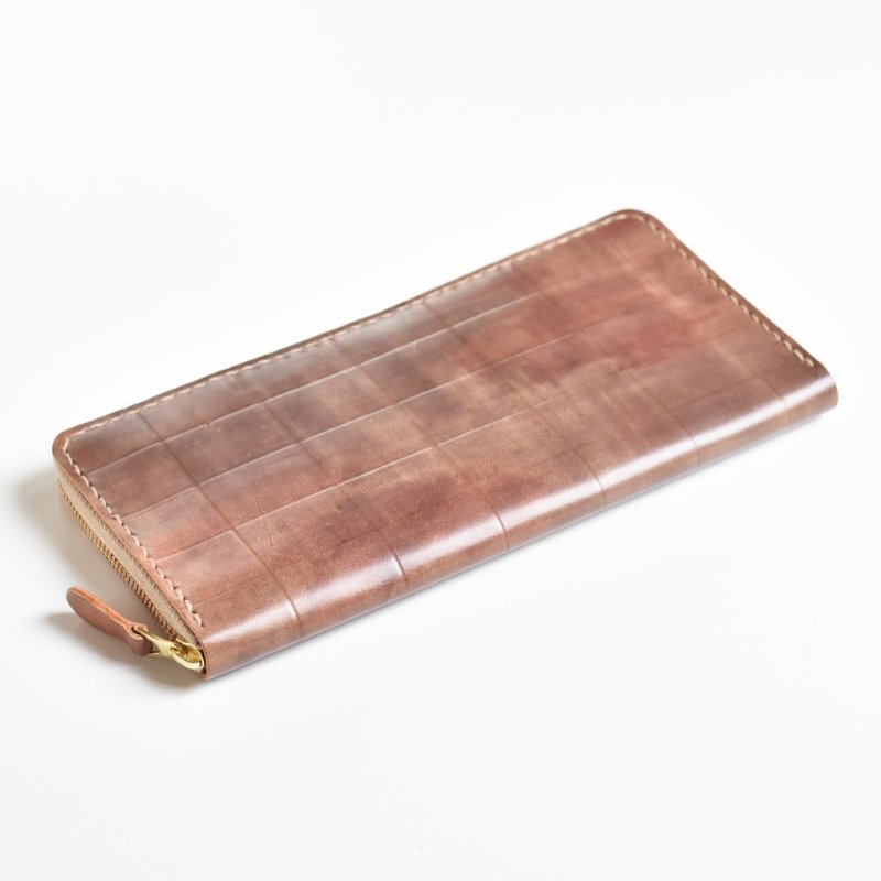 画像4: チョコレート(ラウンドファスナー長財布) (4)