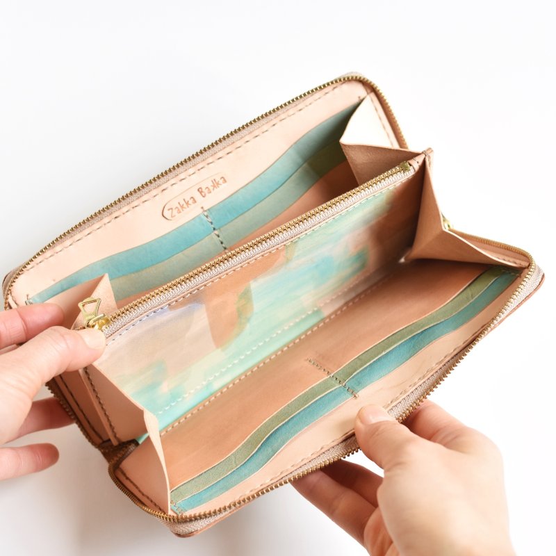 画像7: 石ころ（ラウンドファスナー長財布） (7)