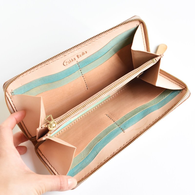 画像6: 石ころ（ラウンドファスナー長財布） (6)