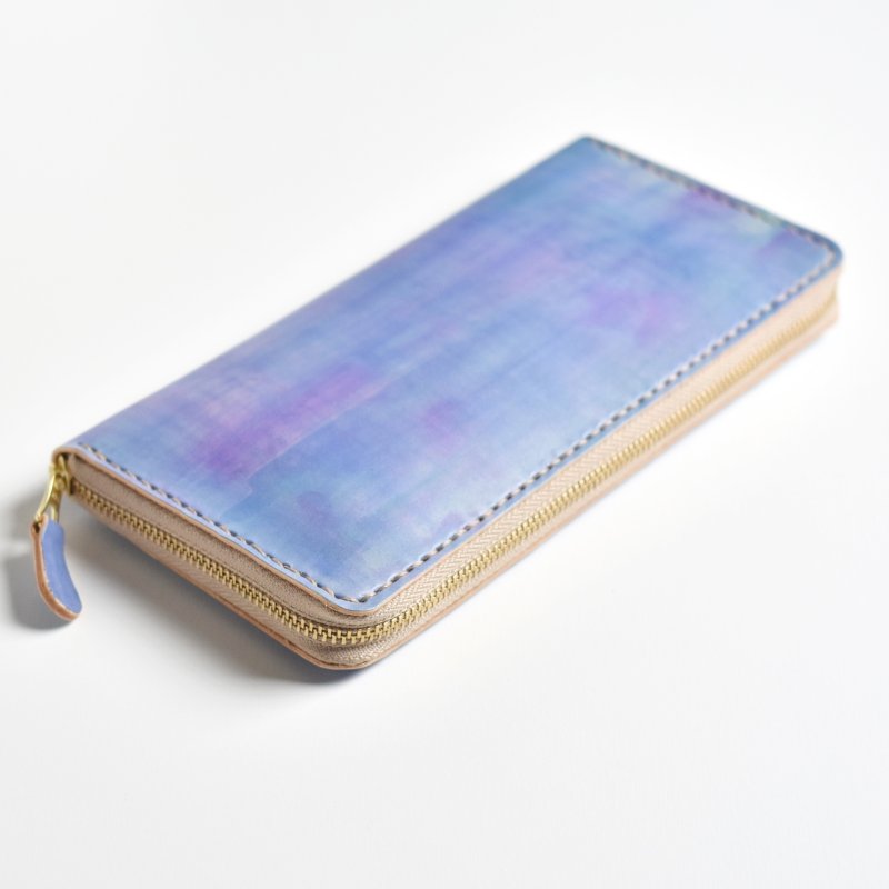 画像3: あじさい（ラウンドファスナー長財布） (3)