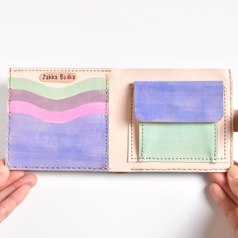 画像5: あじさい（ホックの二つ折り財布） (5)