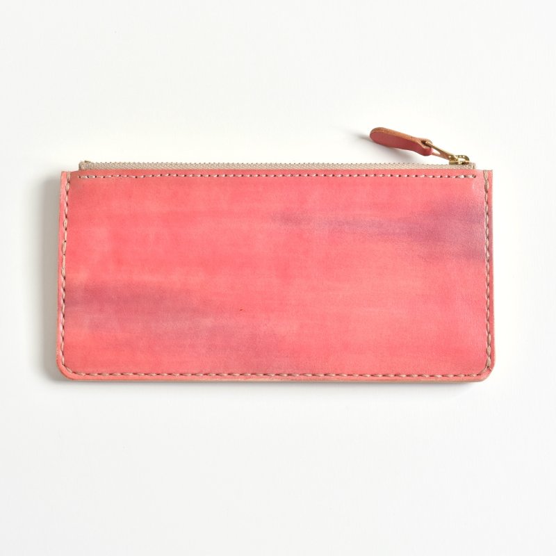 画像2: カントリーレッド（スリムな長財布） (2)