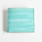 画像1: 「空色」の二つ折り財布（小銭入れボックス型） (1)