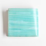 画像2: 「空色」の二つ折り財布（小銭入れボックス型） (2)