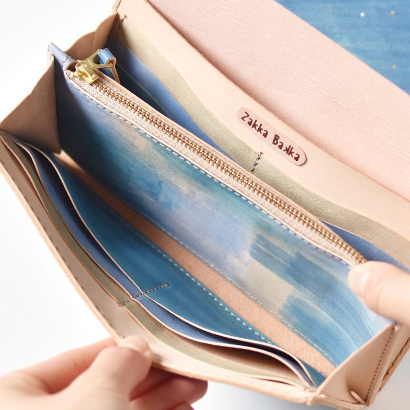 画像8: 星空（三つ折り長財布） (8)