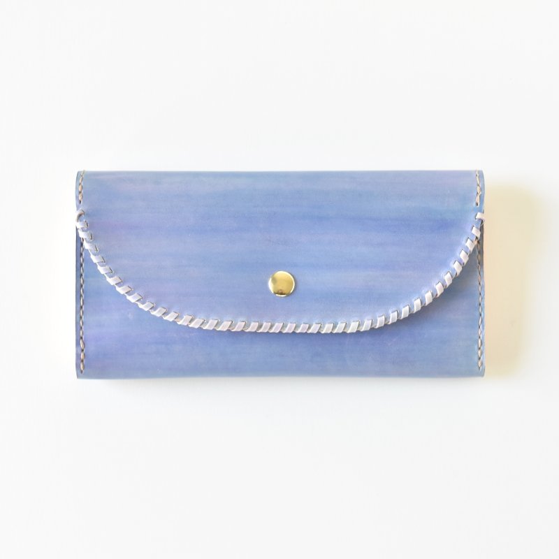 画像1: あじさい（三つ折り長財布） (1)