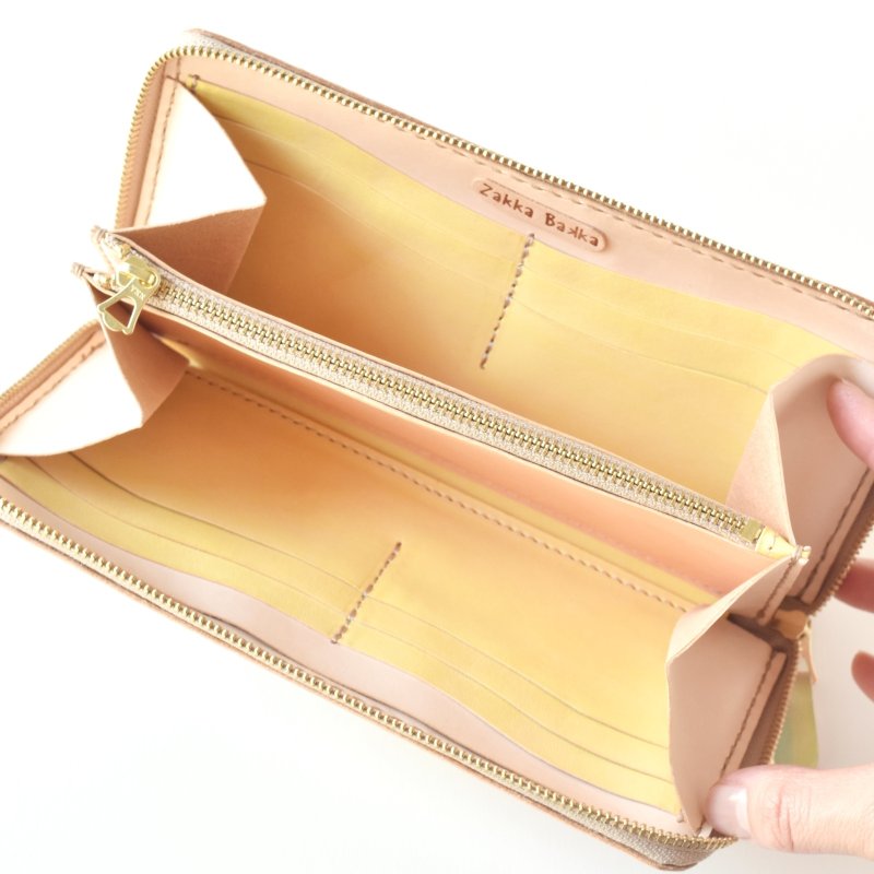 画像4: ポケット増！パステル姫（ラウンドファスナー長財布） (4)