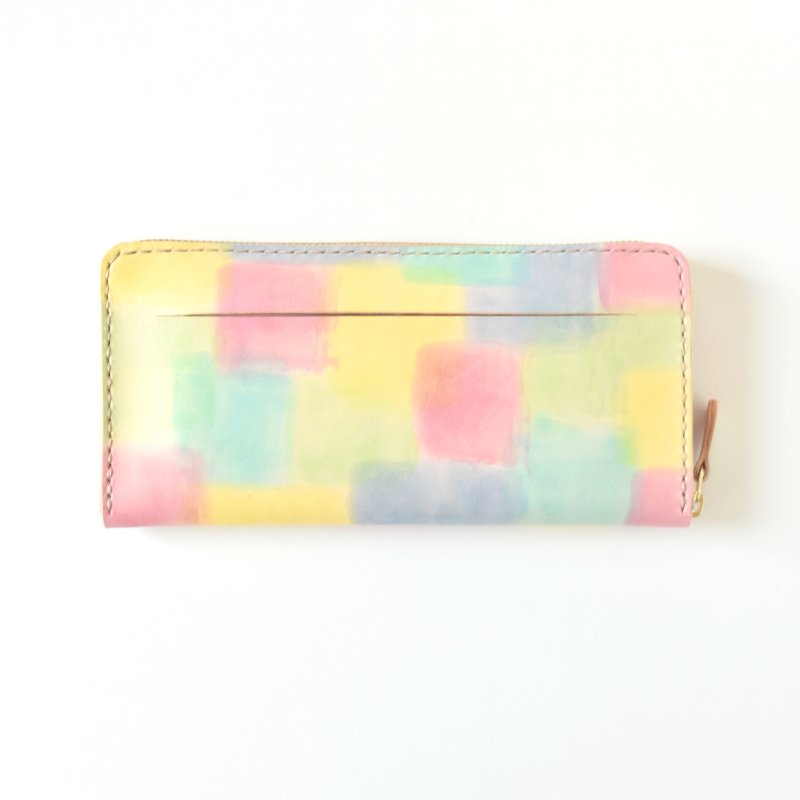 画像2: ポケット増！パステル姫（ラウンドファスナー長財布） (2)