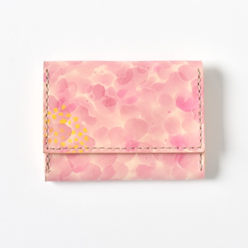 画像1: 桜とミモザ（名刺入れ） (1)