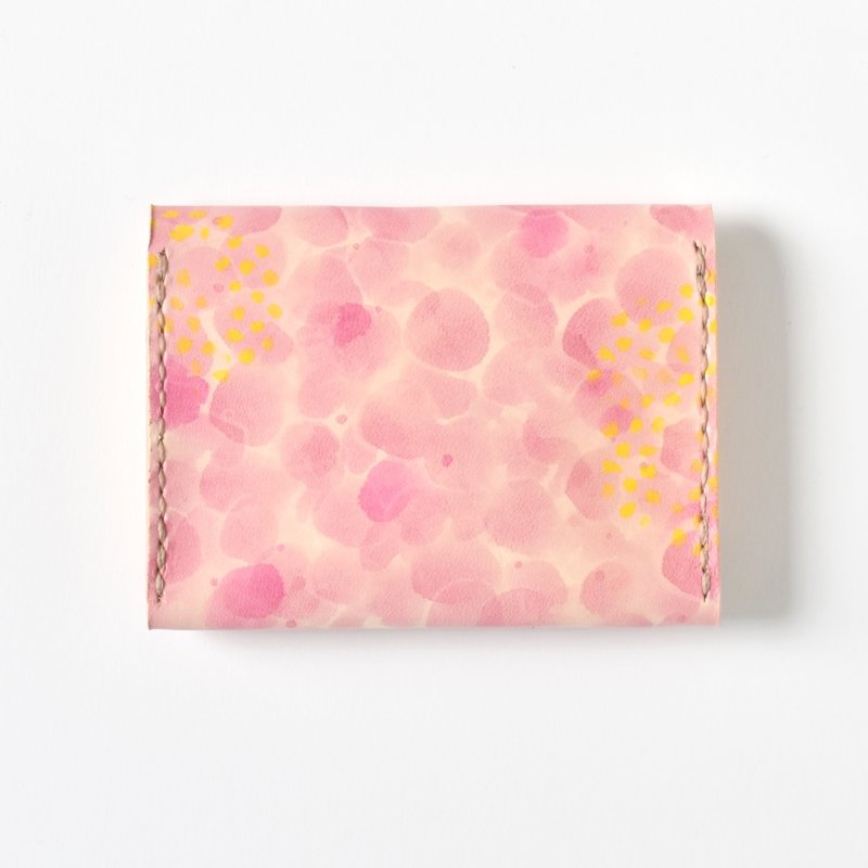 画像2: 桜とミモザ（名刺入れ） (2)