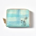 画像1: 海月（ラウンドファスナー小銭入れ） (1)