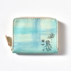 海月（ラウンドファスナー小銭入れ）