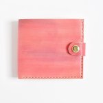 画像1: カントリーレッド（ホックの二つ折り財布） (1)