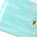 画像3: 空色（ホックの二つ折り財布） (3)