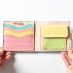 画像6: 空色（ホックの二つ折り財布） (6)