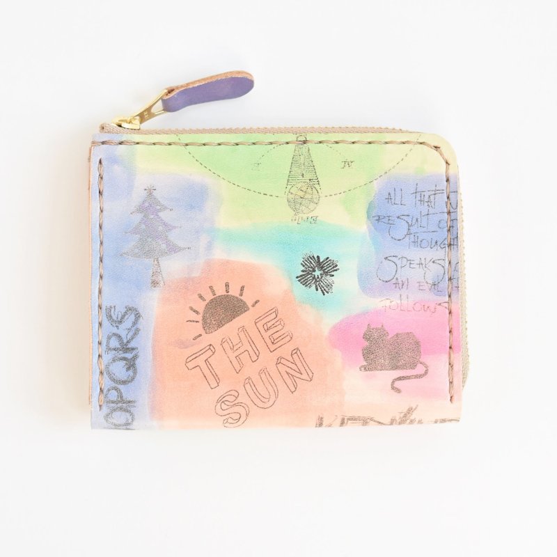 画像1: Graffiti（L字ファスナーミニ財布） (1)