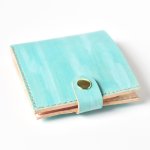 画像4: 空色（ホックの二つ折り財布） (4)