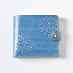 画像1: 花火（ホックの二つ折り財布）※カードポケット追加 (1)